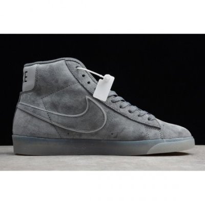 Nike Sb Zoom Blazer Mid Koyu Gri / Siyah Kaykay Ayakkabı Türkiye - IKFD0HW8